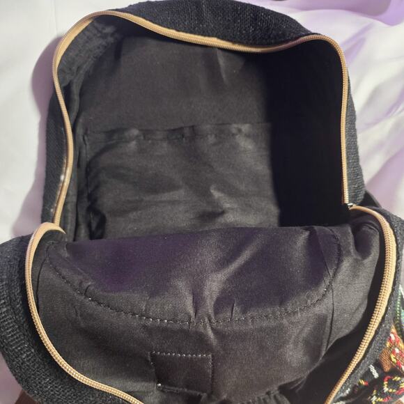 Pure Hemp Artisan Made Rustic Jack Skellington woven daypack - Picture 8 of 12